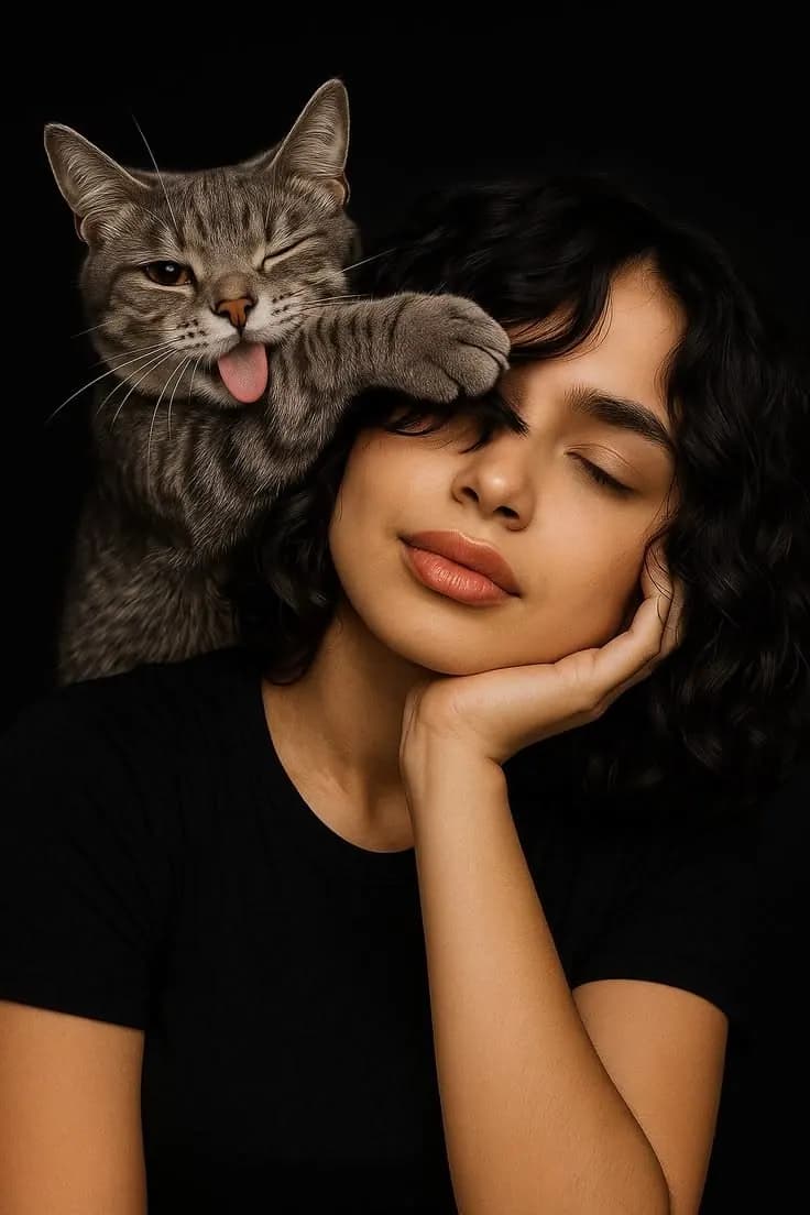 Пример фотографии: Cat on the Shoulder