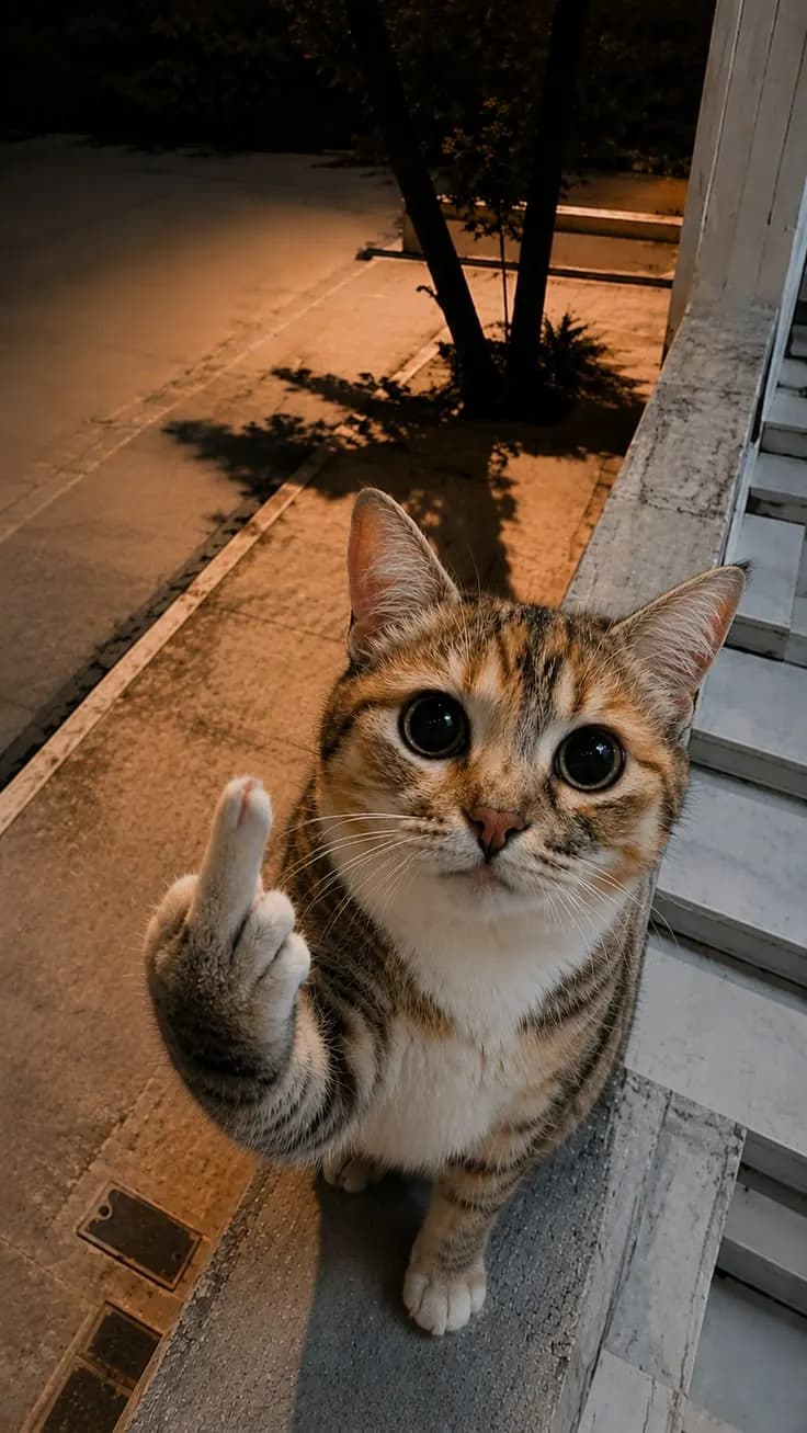 Пример фотографии: Cat at the Door
